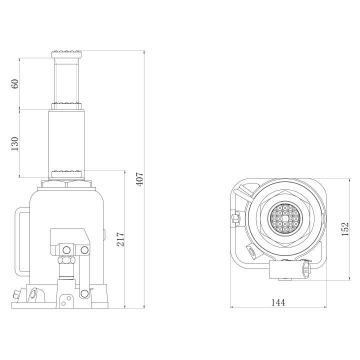 Güde Stempelwagenheber GSH